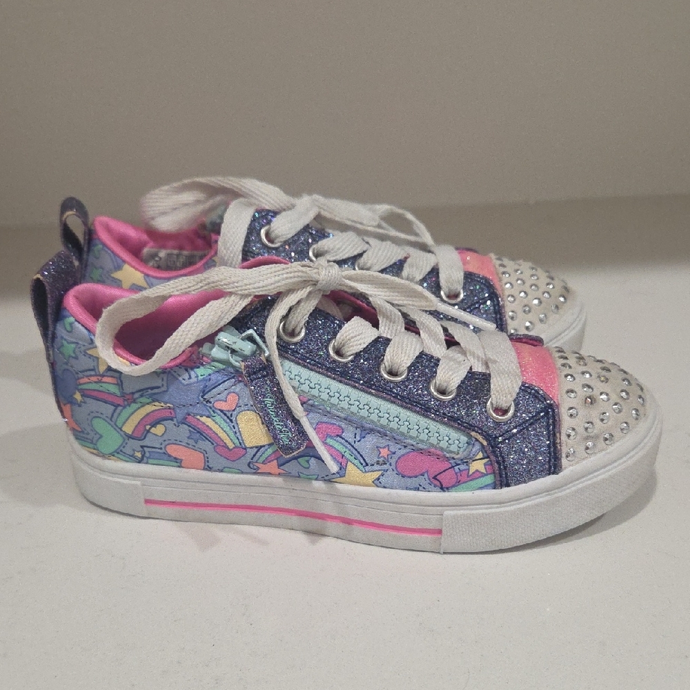 Sparkly Multicolor Kids Sneakers